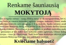 Renkame šauniausią mokytoją