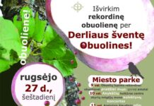 Obuoliais kvepiantys Anykščiai kviečia siekti rekordo