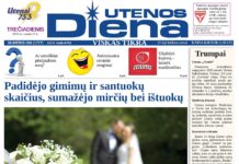 Trečiadienio „Utenos dienos“ numeryje – demografinės Utenos rajono situacijos apžvalga