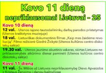 Kovo 11-osios renginių Utenoje netrūks