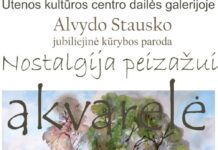 Bus atidaryta A. Stausko jubiliejinė kūrybos paroda
