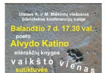 Kitą savaitę – naujos Utenos rajono mero A. Katino knygos „Vaikšto vienas” sutiktuvės