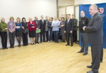 Prieverpstės papuošė Vidaus reikalų ministerijos erdves