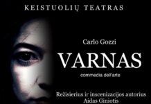 Keistuolių teatro spektaklis „Varnas“ atvyksta į Uteną