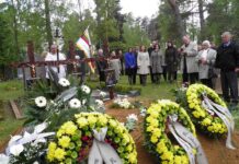 Švedriškės kapinėse perlaidoti partizanų palaikai