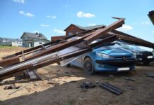 Sekmadienį Utenos rajone šėlo stichija