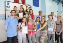 Tarptautinėms plaukimo varžyboms pasibaigus