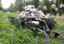 Susidūrus dviem automobiliams nukentėjo du vaikai