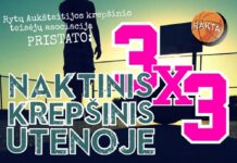 Kitą savaitę Utenoje – naktinis krepšinis