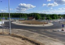 Latvijos pasienyje baigta 18,6 kilometrų ilgio kelio ruožų rekonstrukcija