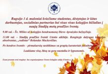 Rugsėjo pirmoji Utenos kolegijoje – su „radistu“ Rolandu Mackevičiumi