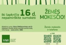 Žemės mokestį šiemet reikia sumokėti iki lapkričio 16-osios