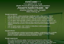 Pasakyk narkotikams – NE