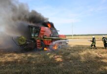 Javapjūtės pabaiga: savaitgalį degė 8 kombainai