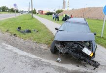 Susidūrė moterų vairuojami automobiliai