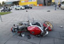 Motociklininkas atsidūrė ligoninėje