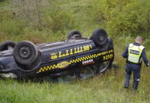 Netoli Utenos – taksi automobilio viražai ore