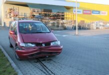 Nukentėjo dar vienas stulpas