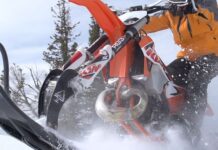 Pasivažinėjimas sniego motociklu baigėsi areštinėje