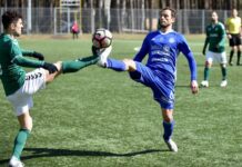 Futbolo aikštelėje uteniškiai palaužė „Kauno Žalgirį“