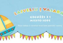 Miesto sode – spalvinga šventė „Laiveliu į vasarą“