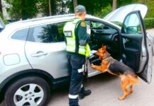 Zarasuose – milijono eurų vertės hašišo siunta