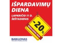 Uteniškių pamėgtas kasmetinis išpardavimas – ir vėl „Babilone“!