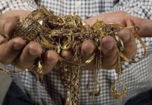 Ilgapirščių taikinys – aukso papuošalai