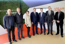 Utenoje verslo perspektyvomis domėjosi ūkio ministras Virginijus Sinkevičius