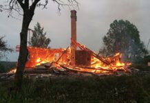 Ignalinos rajone sudegė net šeši pastatai
