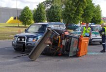 Nelaimė Utenoje: nukentėjusiajam prireikė medikų pagalbos
