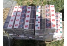 Anykščių rajone rastas milžiniškas kiekis kontrabandinių cigarečių