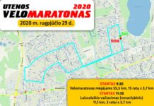 Vyks Utenos miesto šventės renginys „Utenos velomaratonas 2020“