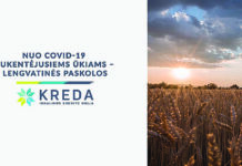 Nuo COVID-19 nukentėjusiems ūkiams – lengvatinės paskolos