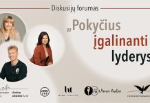 Birželio 16 dieną – diskusijų forumas „Pokyčius įgalinanti lyderystė“!