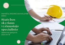 Ieškome statybos inžinieriaus savivaldybės infrastruktūros plėtrai