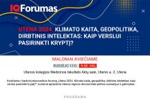 Utenoje vyks IQ forumas
