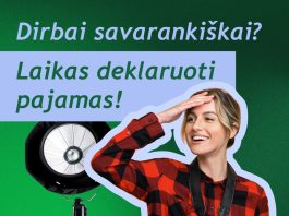 Utenos apskrityje pajamas jau deklaravo 60 proc. savarankiškai dirbančiųjų