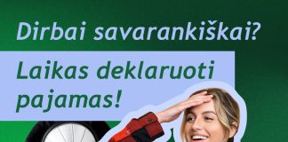 Utenos apskrityje pajamas jau deklaravo 60 proc. savarankiškai dirbančiųjų