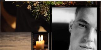 Atsisveikinimas su tragiškai žuvusiu ugniagesiu