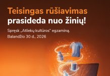 Dalyvauk „Atliekų kultūra” egzamine