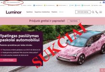 Sukčiai imituoja tikras elektronines svetaines