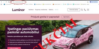 Sukčiai imituoja tikras elektronines svetaines