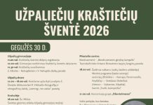 Užpalių kraštiečių šventė jau 2026 m. gegužės 30 d.