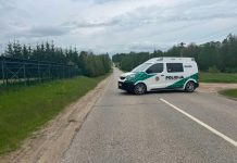 Vietoje, kur sudužo dronas, rasta sprogstamųjų medžiagų