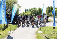 Į Vyžuonas suplūdo tiek dviratininkų, kad pritrūko medalių