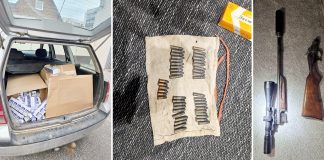 Sulaikyta organizuota kontrabandinių cigarečių platintojų grupuotė