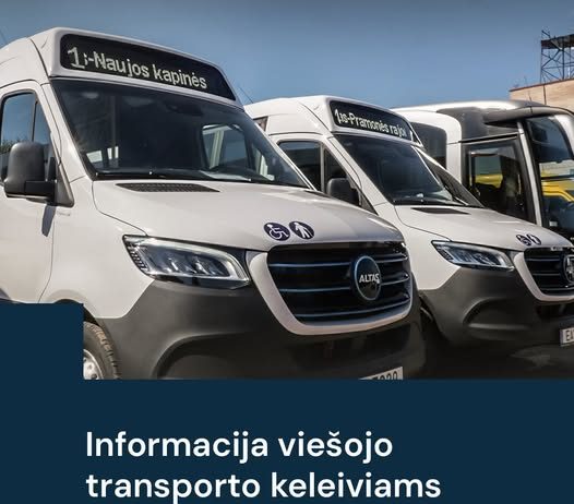 Informacija viešojo transporto keleiviams
