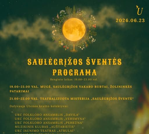 SAULĖGRĮŽOS ŠVENTĖ PRIE NARKŪNŲ PILIAKALNIO IR DISKOTEKA SU JOVANI!