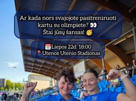 Atvira treniruotė su olimpiete Ieva Gumbs Utenoje jau šiandien